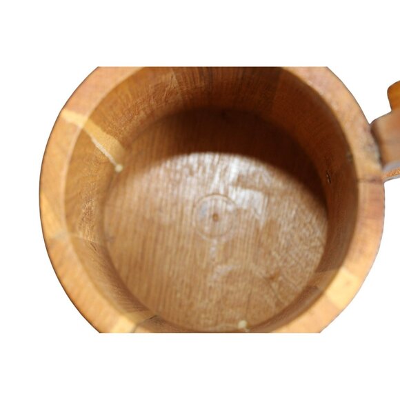 Beautiful Wood Swedish Pitcher With Intricate Desgins - Picture 4 of 7